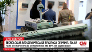 robô de limpeza para painéis solares